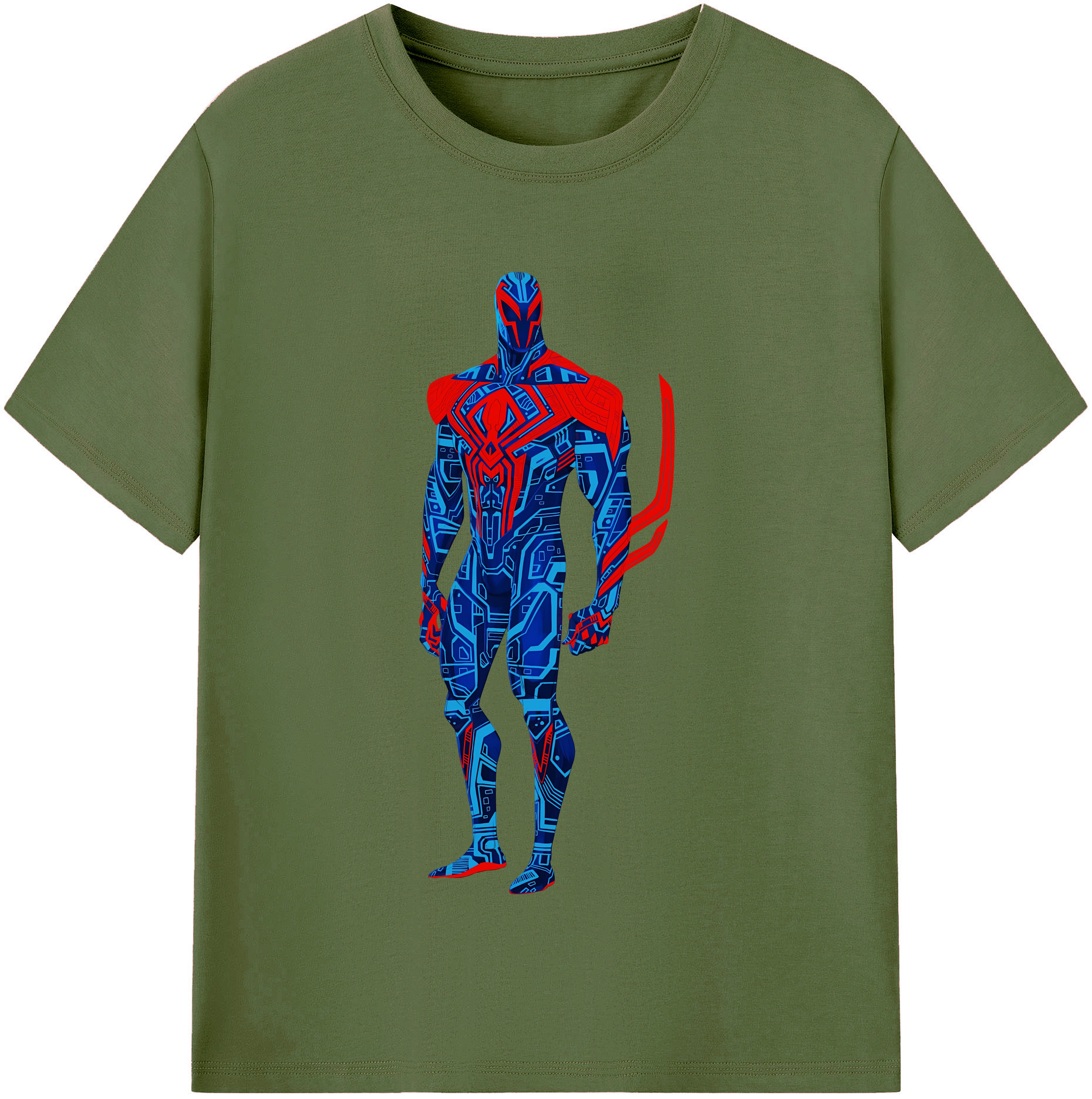 （画像用） Spider Man スパイダーマン 綿100％半袖Tシャツ（フロントプリント）